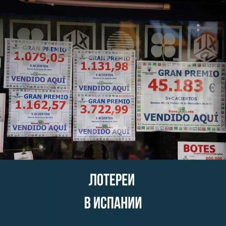 Лотереи в Испании