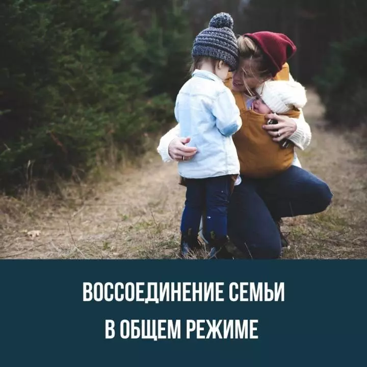 Воссоединение семьи в общем режиме
